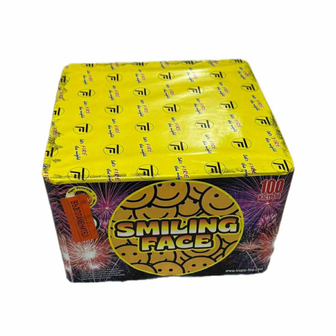 Baterie de artificii Smiling Face, 100 focuri